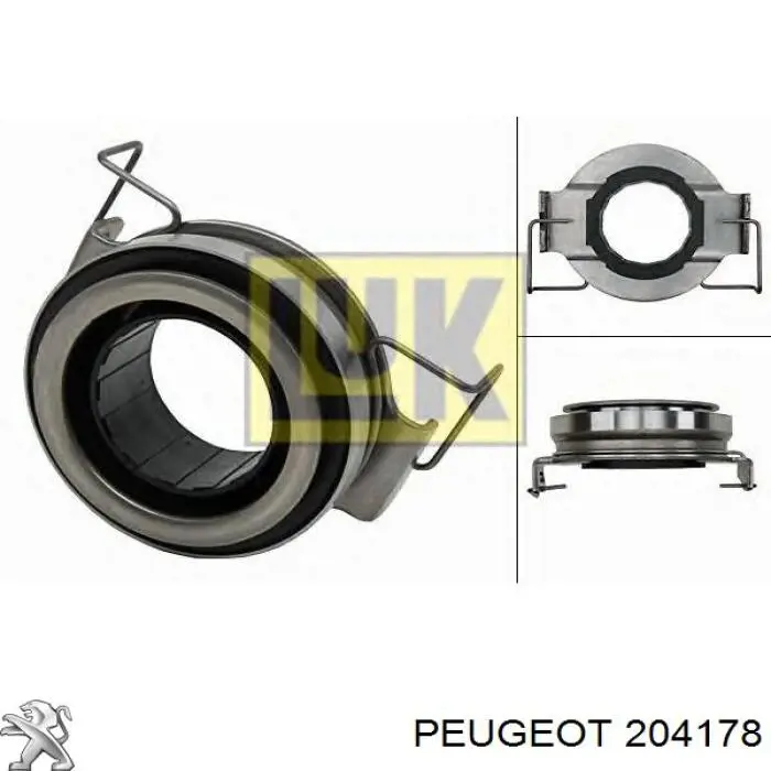 Cojinete de desembrague 204178 Peugeot/Citroen