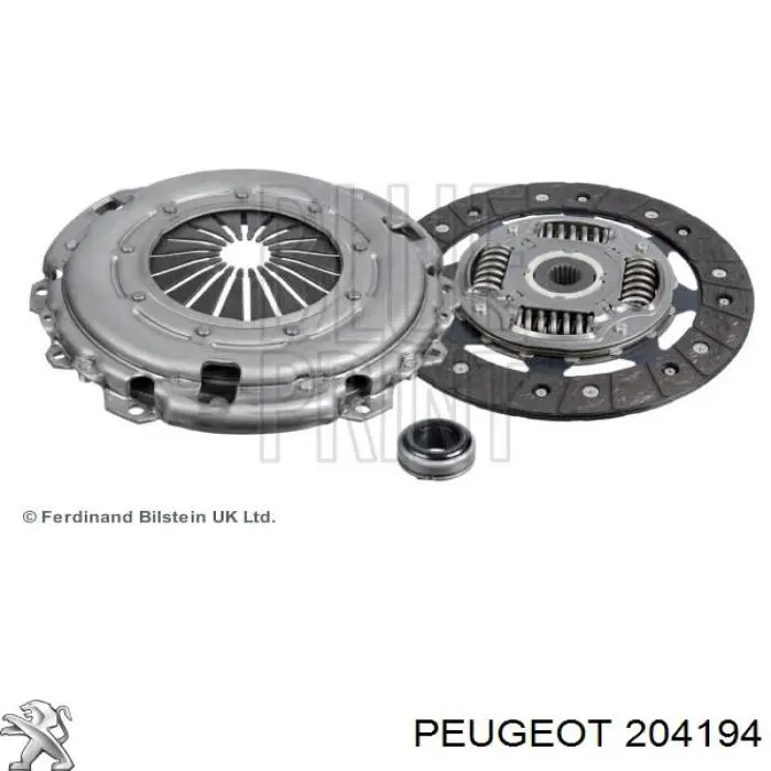Cojinete de desembrague 204194 Peugeot/Citroen