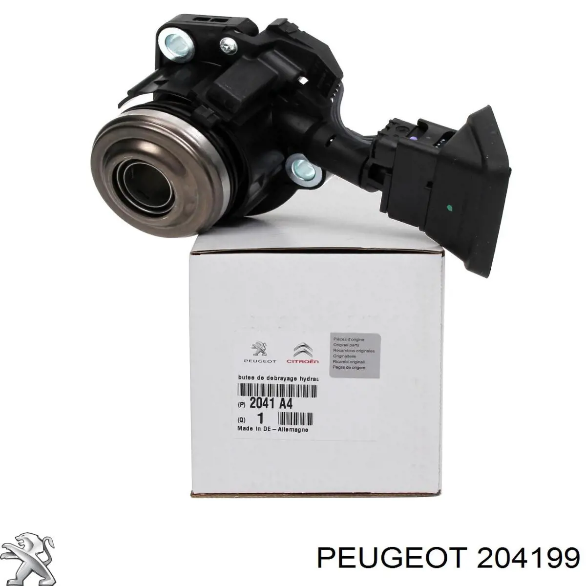 204199 Peugeot/Citroen рабочий цилиндр сцепления в сборе с выжимным подшипником