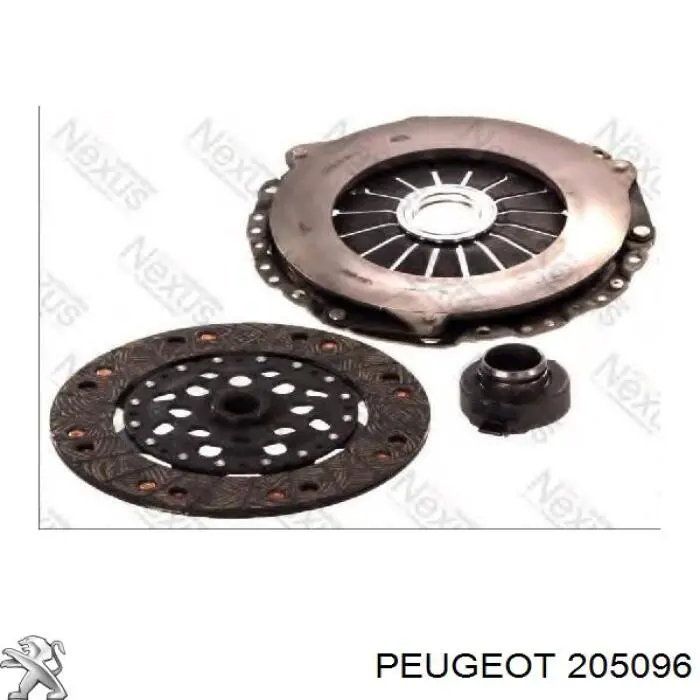 Купить 205096 Peugeot/Citroen Комплект сцепления (диск, корзина, подшипник)