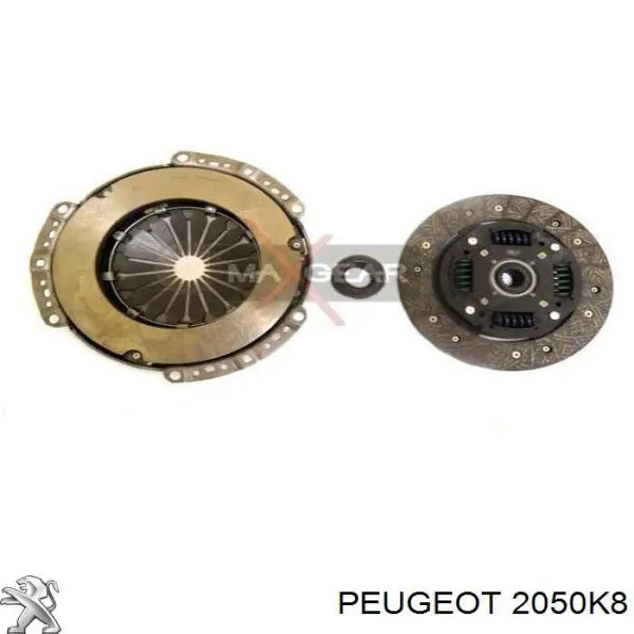 Купить 2050K8 Peugeot/Citroen Комплект сцепления (диск, корзина, подшипник)