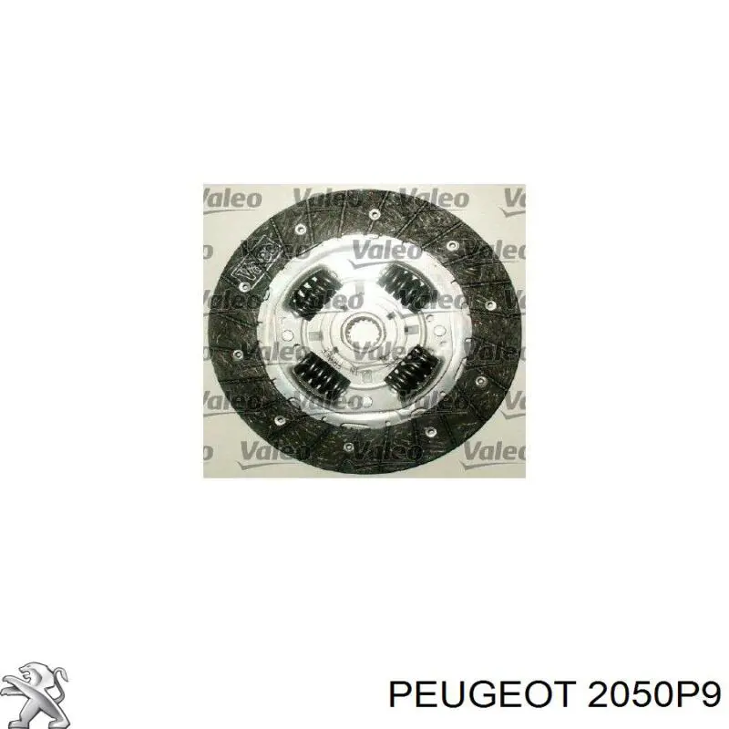 Kit de embrague (3 partes) 2050P9 Peugeot/Citroen