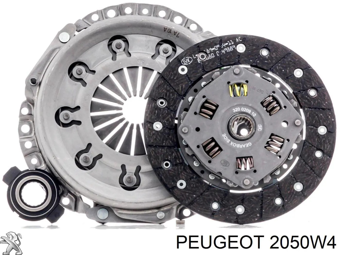 Kit de embrague (3 partes) 2050W4 Peugeot/Citroen