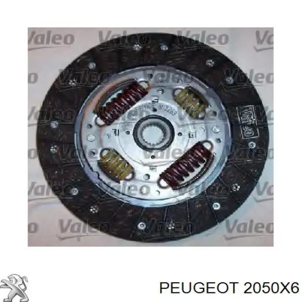 Купить 2050X6 Peugeot/Citroen Комплект сцепления (диск, корзина, подшипник)
