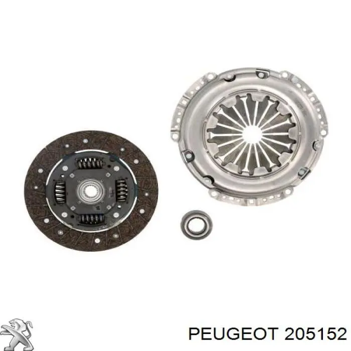 Комплект сцепления (3 части) Peugeot/Citroen 205152 цена, от 86.71 USD