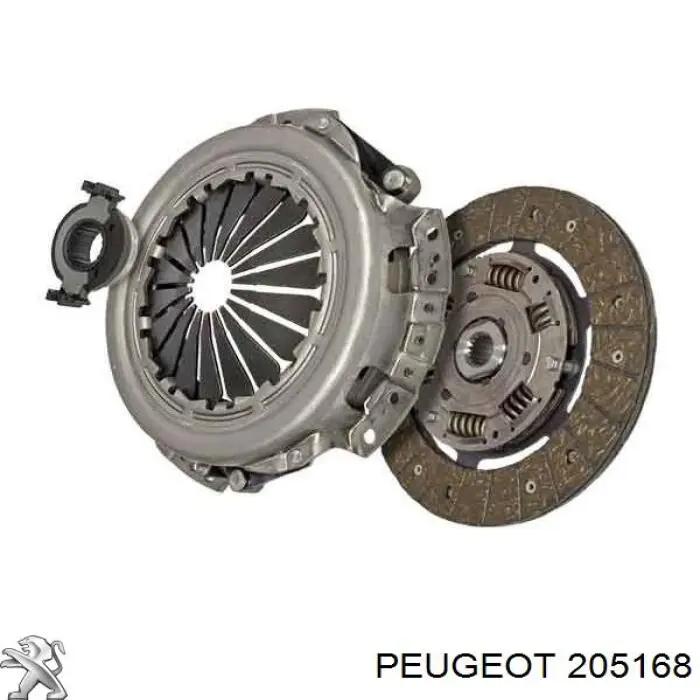 Комплект сцепления (3 части) Peugeot/Citroen 205168 цена, от 115.14 USD