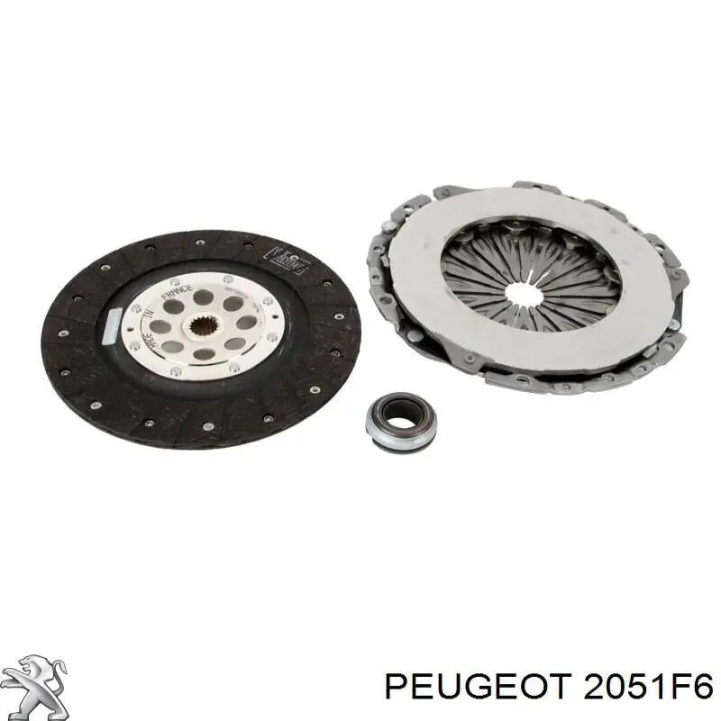 2051F6 Peugeot/Citroen сцепление