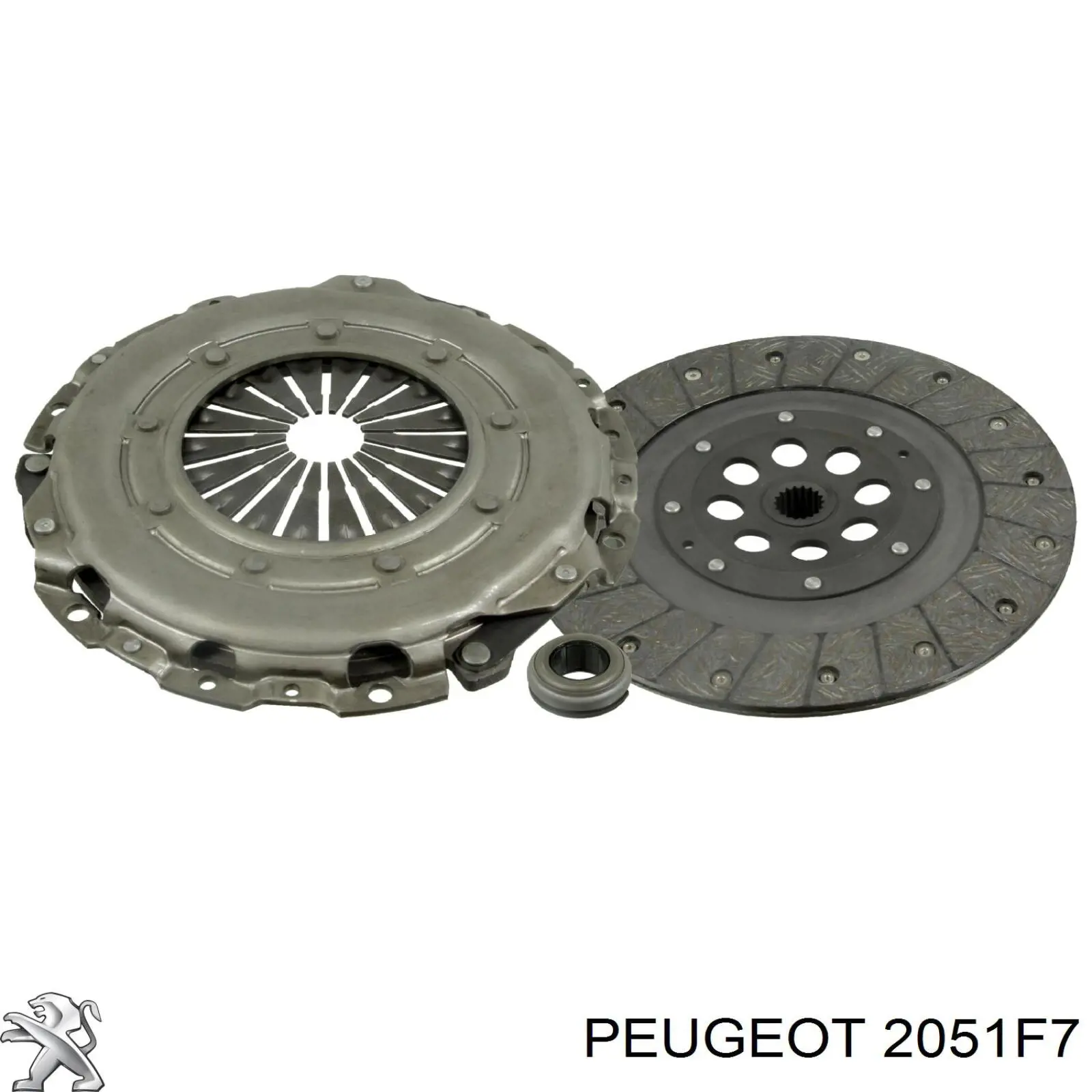 2051F7 Peugeot/Citroen сцепление