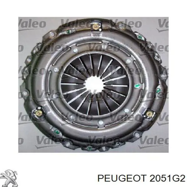 Kit de embrague (3 partes) 2051G2 Peugeot/Citroen