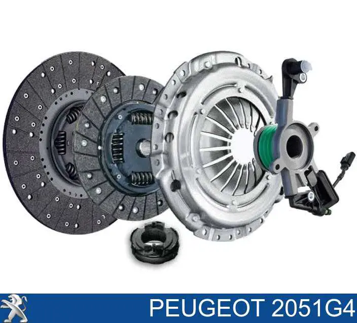 2051G4 Peugeot/Citroen Сцепление в сборе