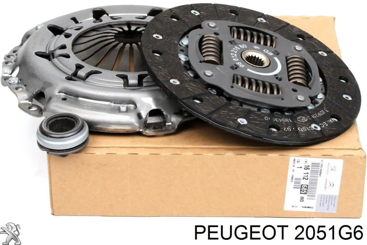 Купить 2051G6 Peugeot/Citroen Комплект сцепления (диск, корзина, подшипник)