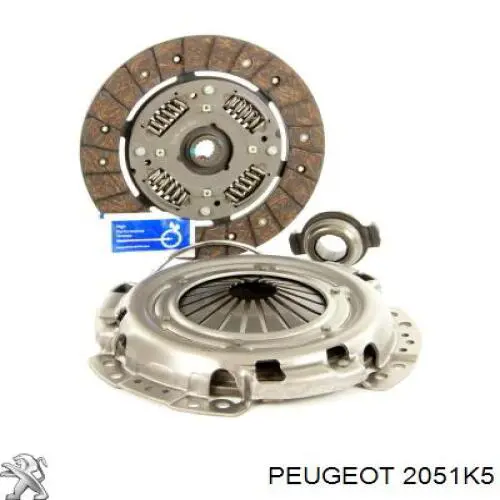 Комплект сцепления (3 части) Peugeot/Citroen 2051K5 цена, от 147.02 USD