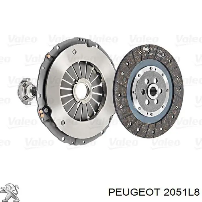 Комплект сцепления (3 части) Peugeot/Citroen 2051L8 цена, от 81.62 USD
