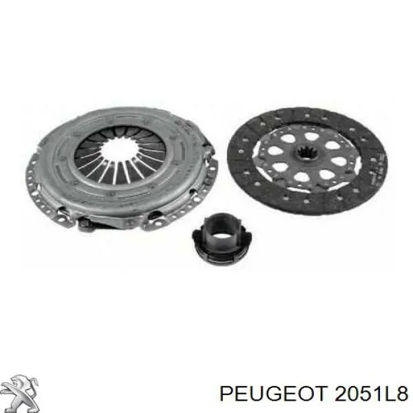 Купить 2051L8 Peugeot/Citroen Комплект сцепления (диск, корзина, подшипник)