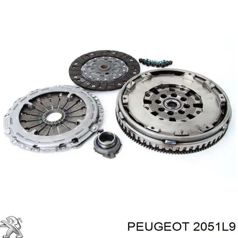 Комплект сцепления (3 части) Peugeot/Citroen 2051L9 цена, от 89.10 USD