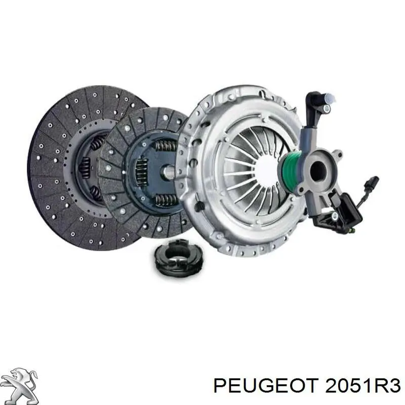 2051R3 Peugeot/Citroen kit de embraiagem (3 peças)