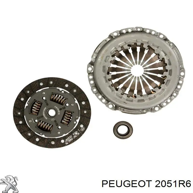 Комплект сцепления (3 части) Peugeot/Citroen 2051R6 цена, от 101.56 USD