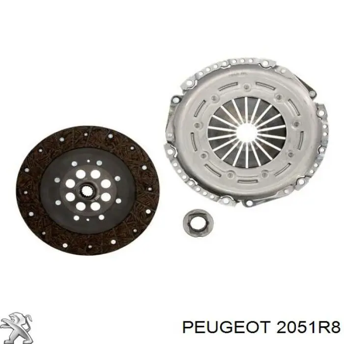 Kit de embrague (3 partes) 2051R8 Peugeot/Citroen