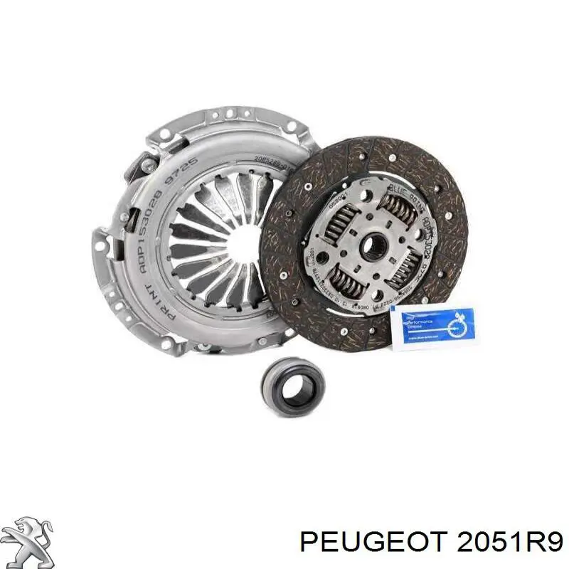 Kit de embrague (3 partes) 2051R9 Peugeot/Citroen