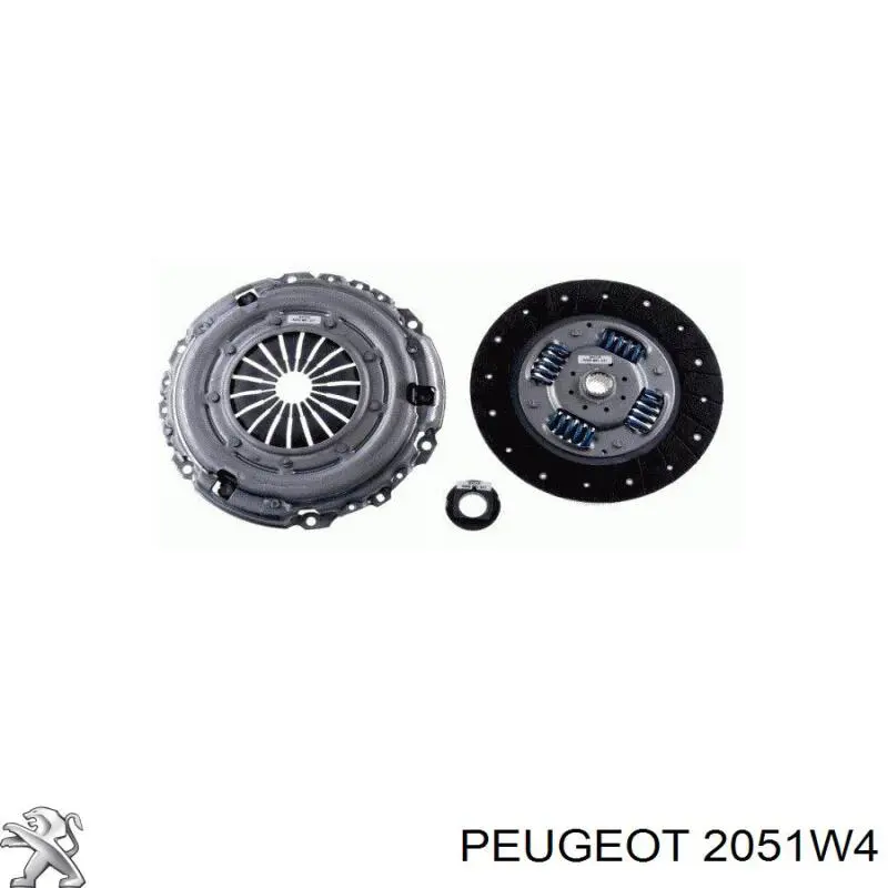 Комплект сцепления (3 части) Peugeot/Citroen 2051W4 цена, от 105.29 USD