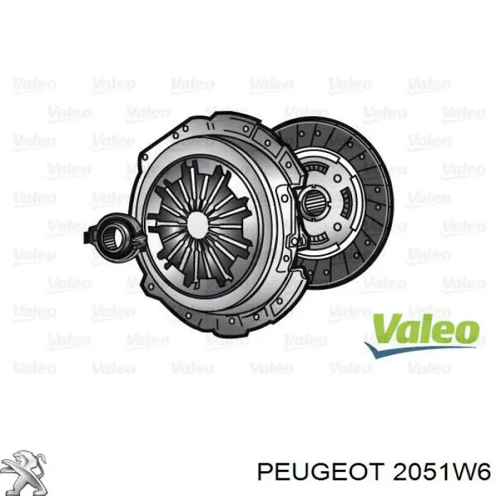 2051W6 Peugeot/Citroen сцепление