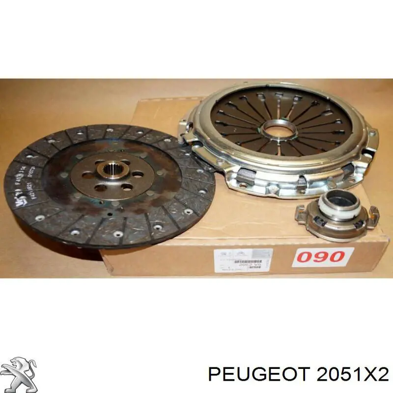Kit de embrague (3 partes) 2051X2 Peugeot/Citroen