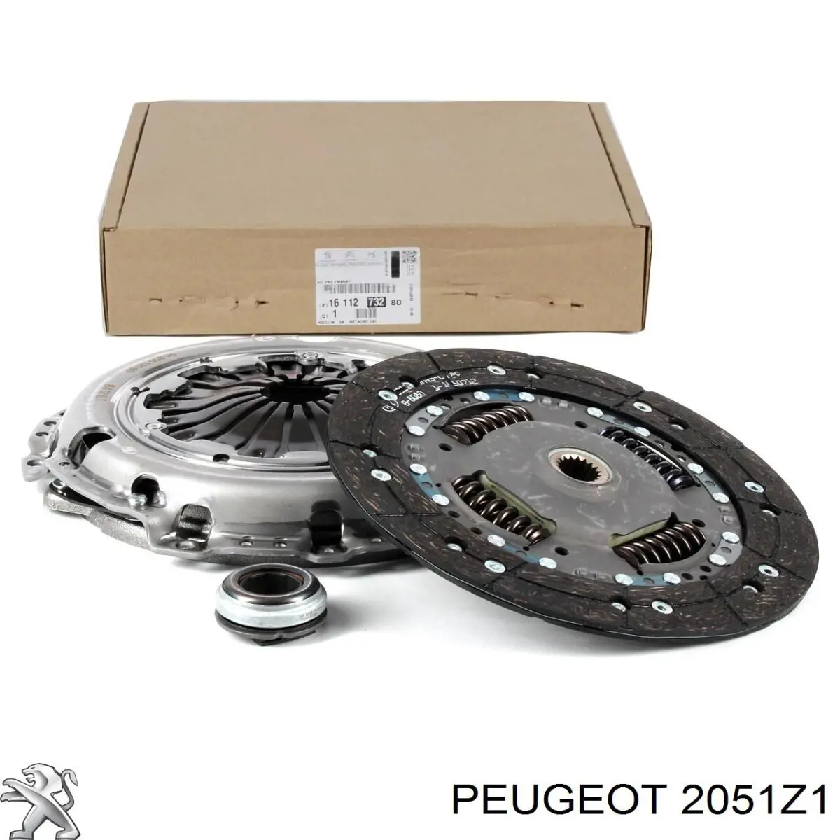 Kit de embrague (3 partes) 2051Z1 Peugeot/Citroen