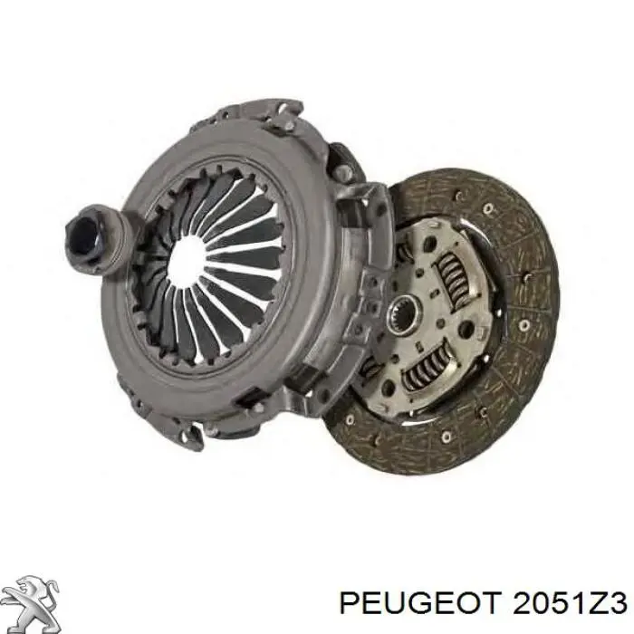 Сцепление 2051Z3 Peugeot/Citroen