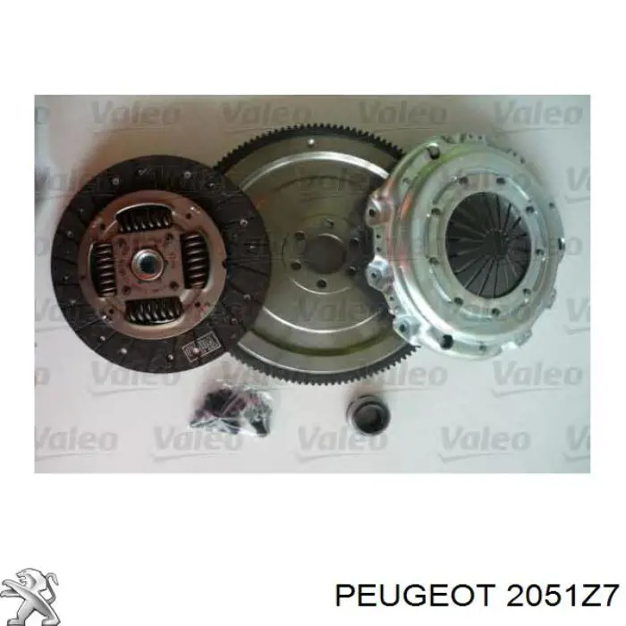 Купить 2051Z7 Peugeot/Citroen Комплект сцепления (диск, корзина, подшипник)