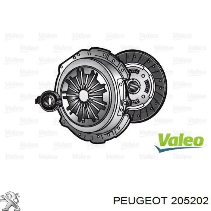 Комплект сцепления (3 части) Peugeot/Citroen 205202 цена, от 322.67 USD