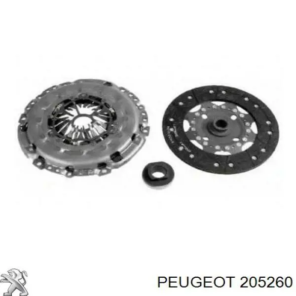 Купить 205260 Peugeot/Citroen Комплект сцепления (диск, корзина, подшипник)