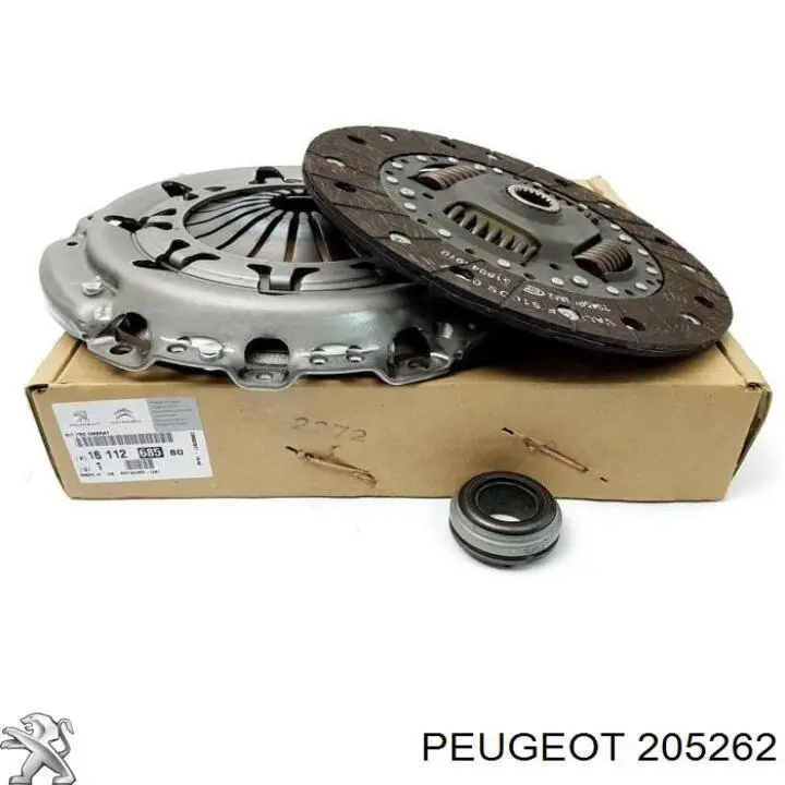 Kit de embrague (3 partes) 205262 Peugeot/Citroen