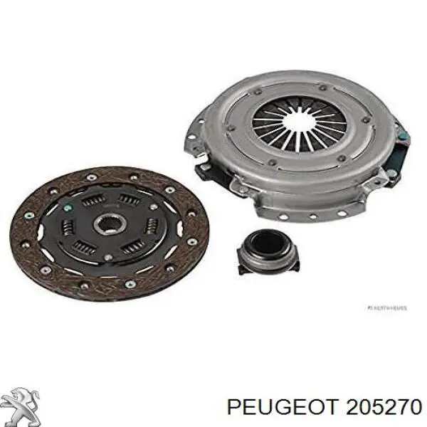 Kit de embrague (3 partes) 205270 Peugeot/Citroen