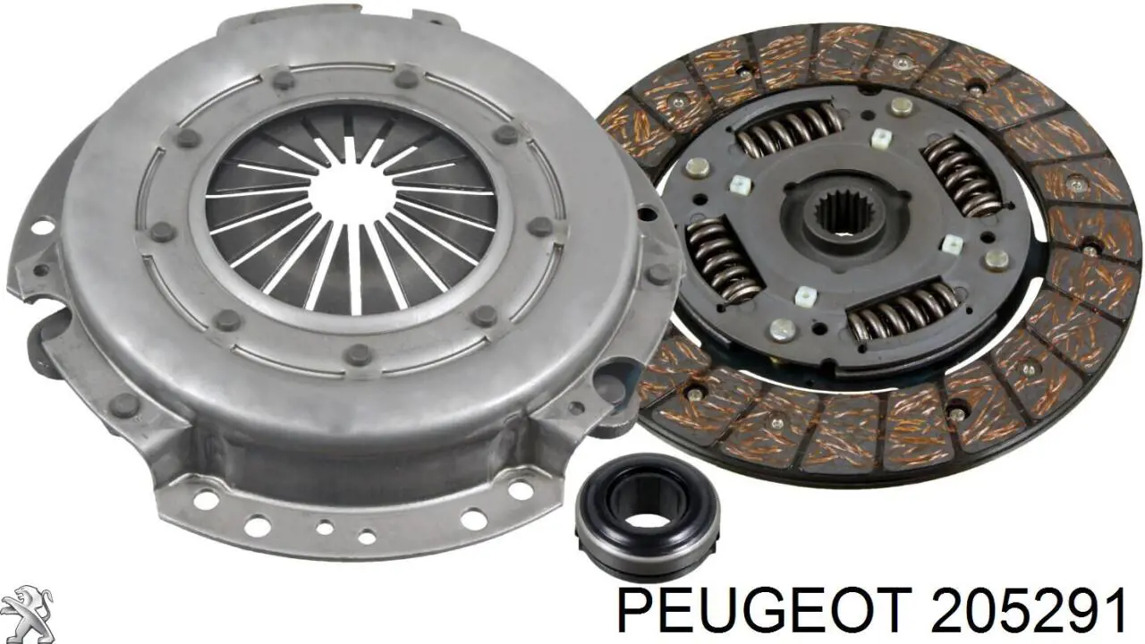 Комплект сцепления Peugeot/Citroen 205291