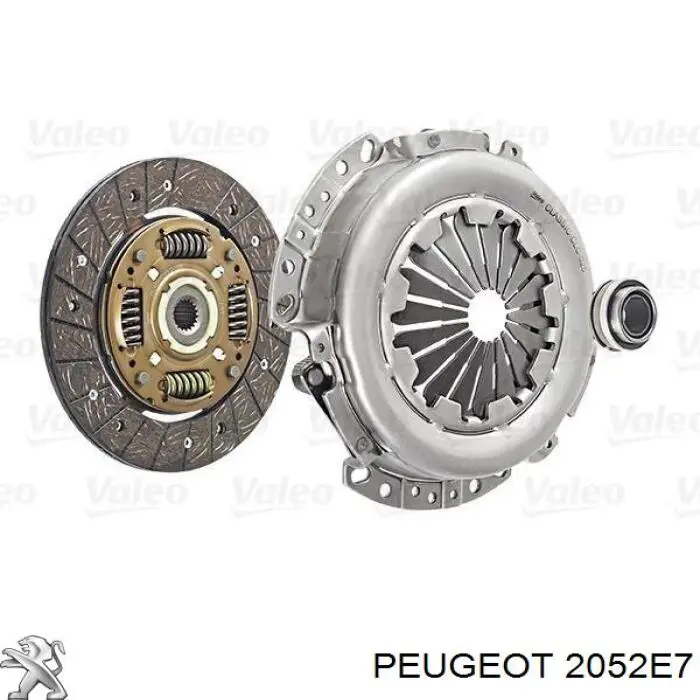 Купить 2052E7 Peugeot/Citroen Комплект сцепления (диск, корзина, подшипник)