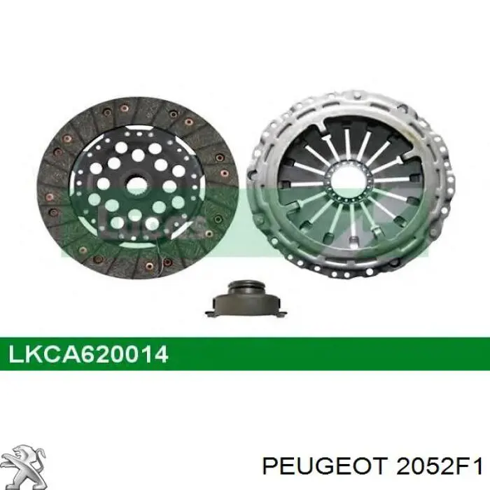 2052F1 Peugeot/Citroen Сцепление в сборе