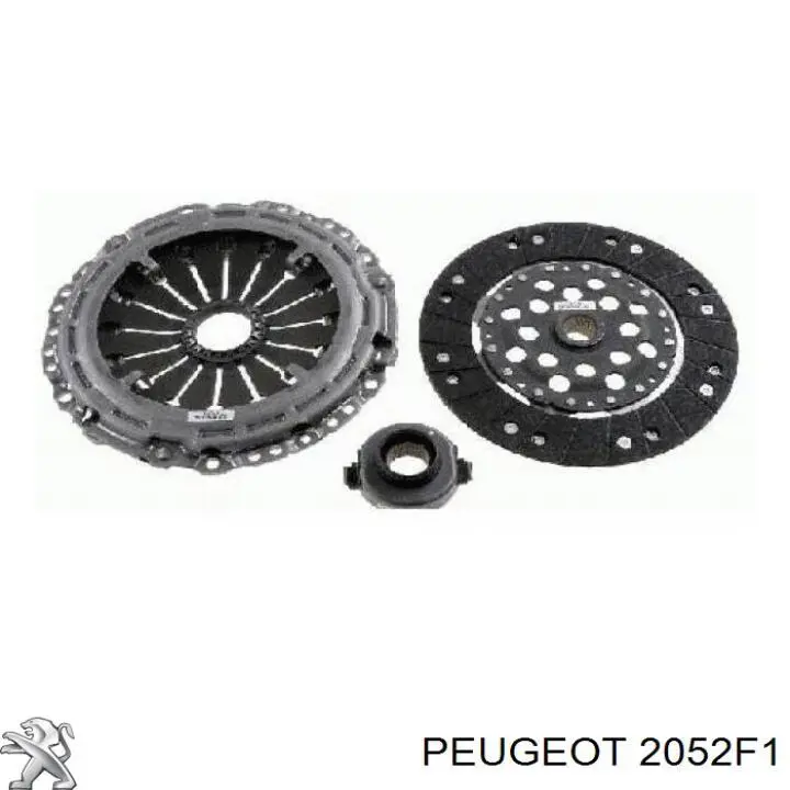 Купить 2052F1 Peugeot/Citroen Комплект сцепления (диск, корзина, подшипник)