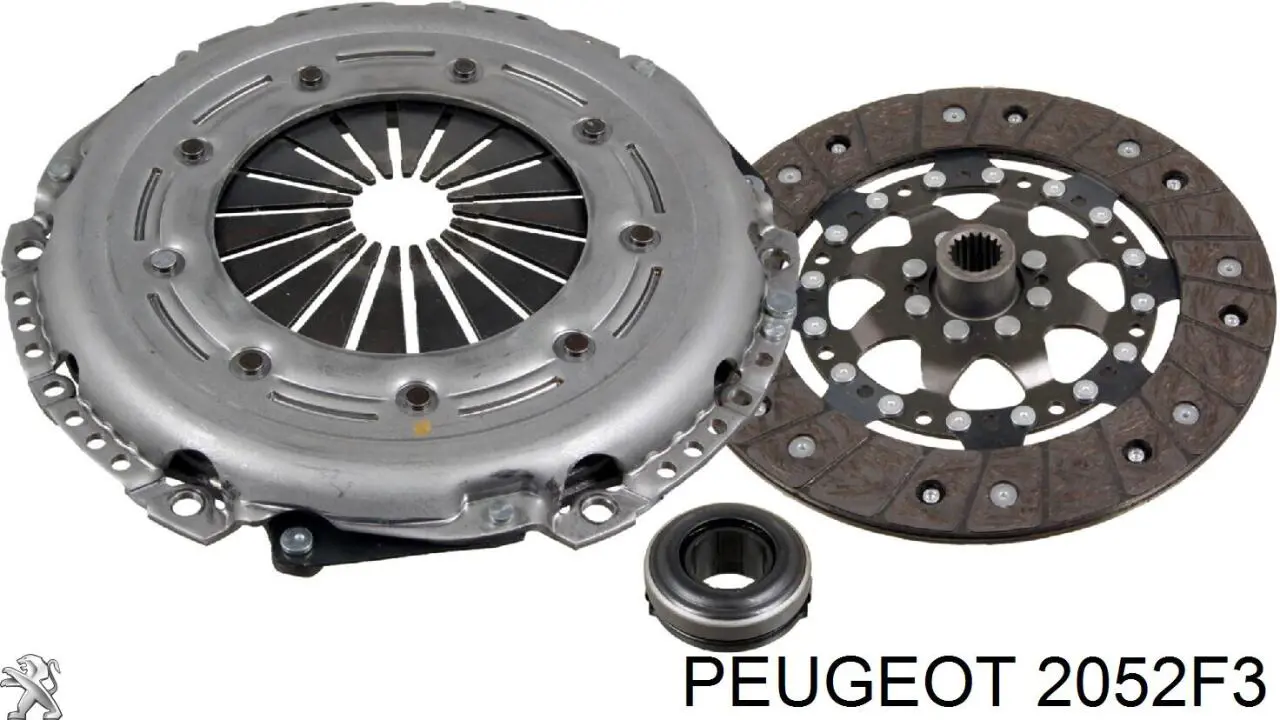 Kit de embrague (3 partes) 2052F3 Peugeot/Citroen