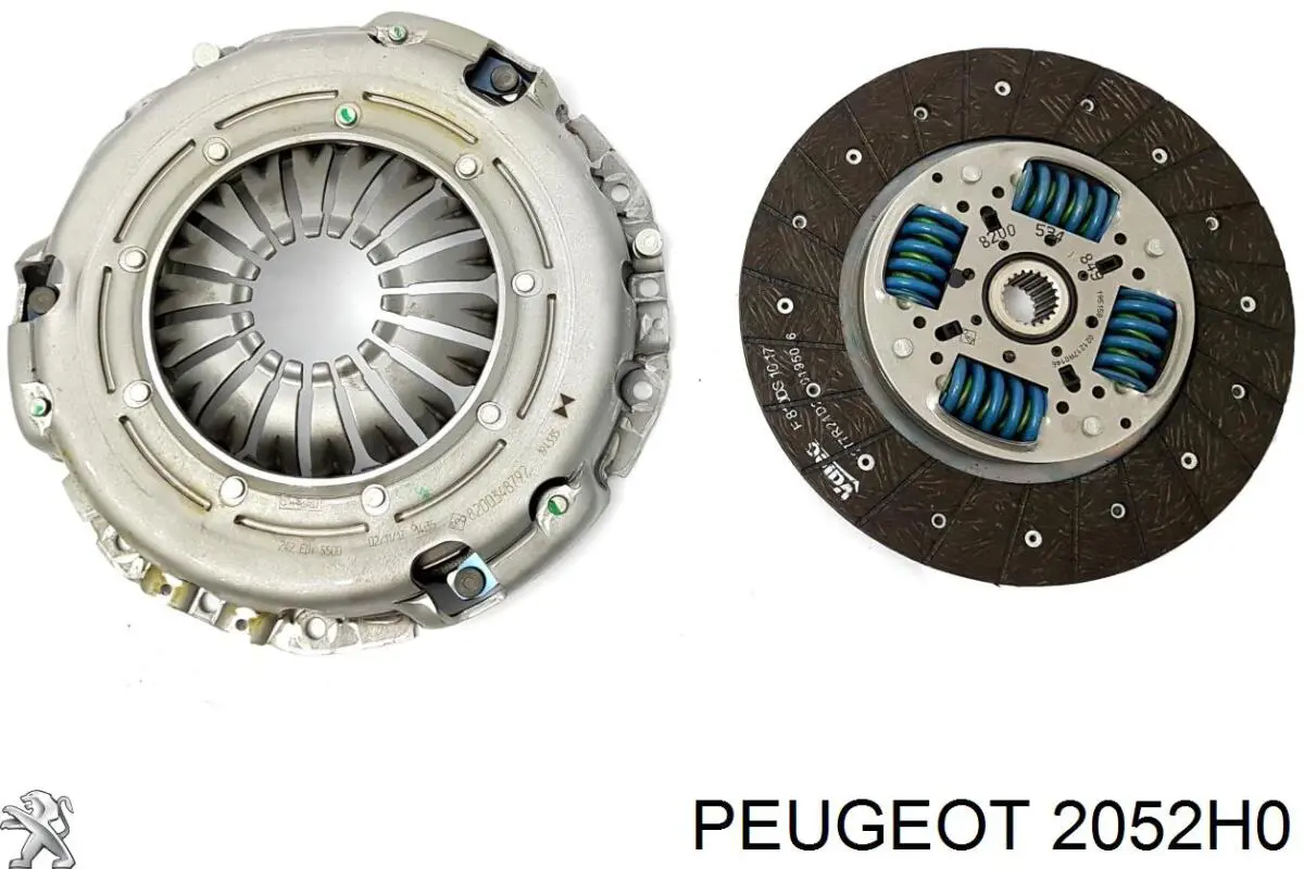 Купить 2052H0 Peugeot/Citroen Комплект сцепления (диск, корзина, подшипник)