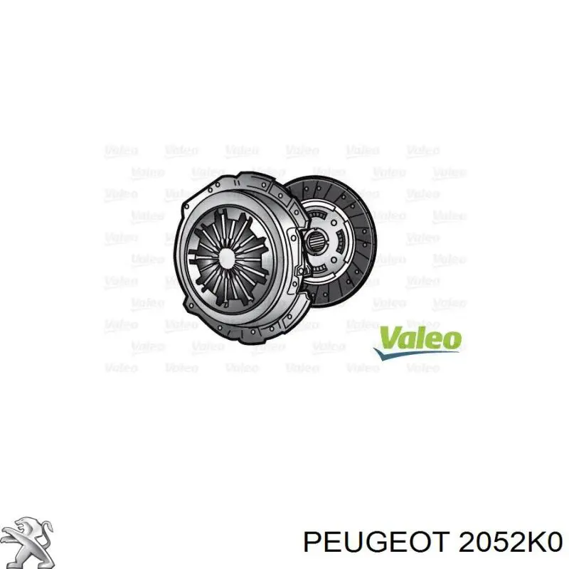 Комплект сцепления (3 части) Peugeot/Citroen 2052K0 цена, от 200.12 USD