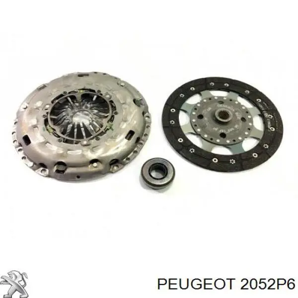 2052P6 Peugeot/Citroen kit de embraiagem (3 peças)
