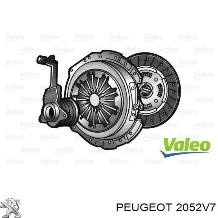 Комплект сцепления (3 части) Peugeot/Citroen 2052V7 цена, от 203.45 USD
