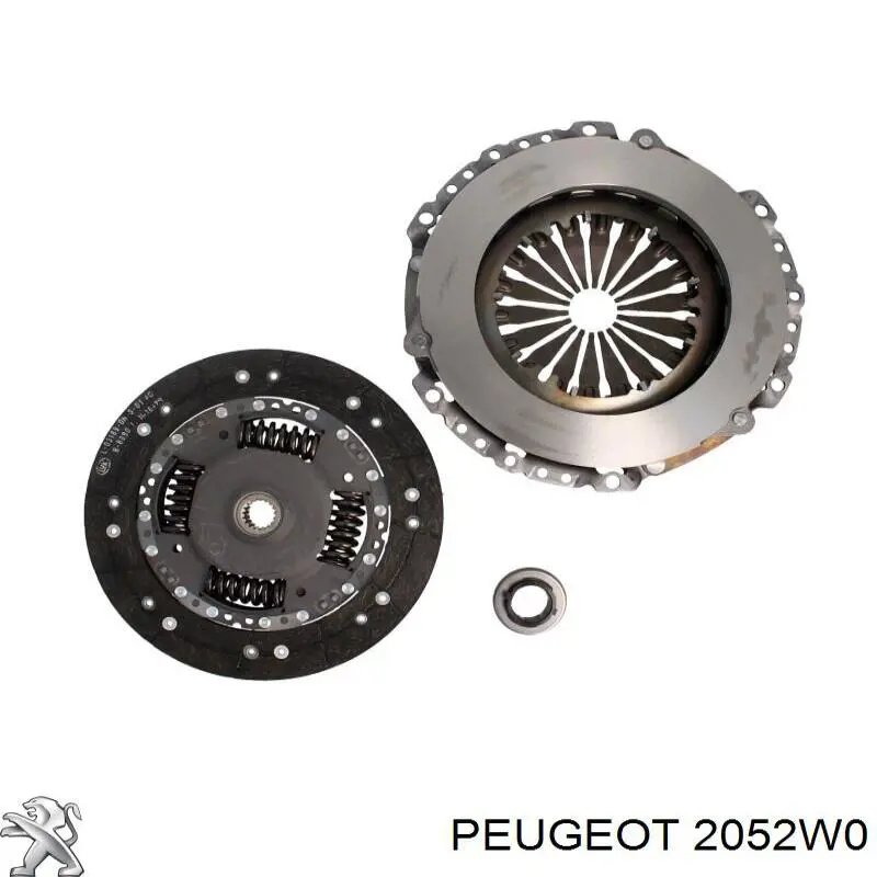 Купить 2052L9 Peugeot/Citroen Комплект сцепления (диск, корзина, подшипник)