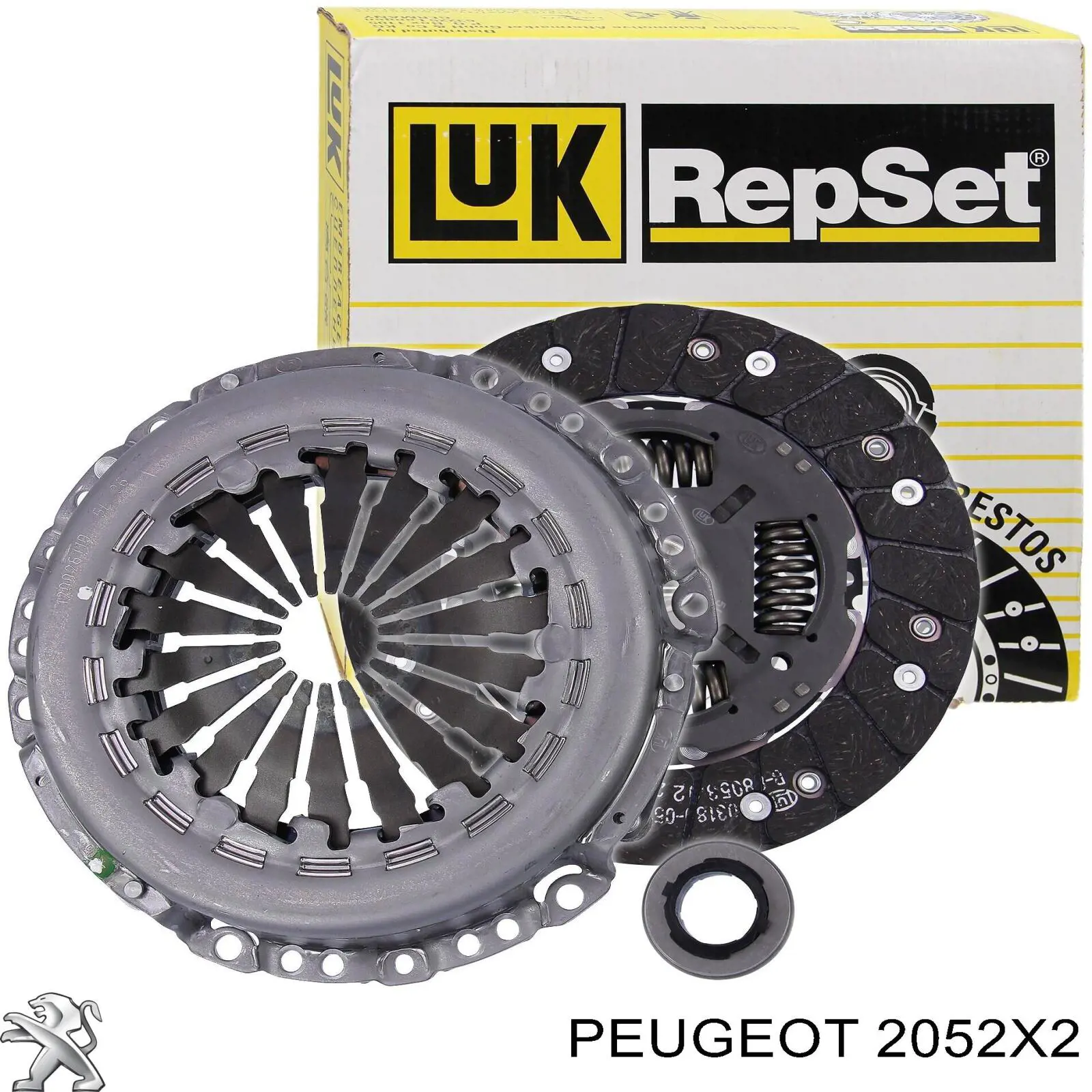 Купить 2052X2 Peugeot/Citroen Комплект сцепления (диск, корзина, подшипник)