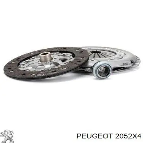 Kit de embrague (3 partes) 2052X4 Peugeot/Citroen