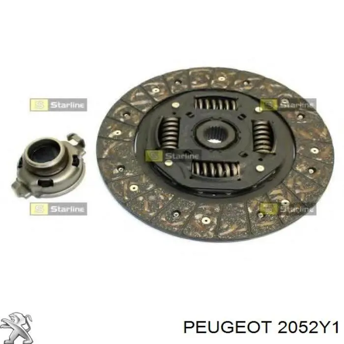 Купить 2052Y1 Peugeot/Citroen Комплект сцепления (диск, корзина, подшипник)