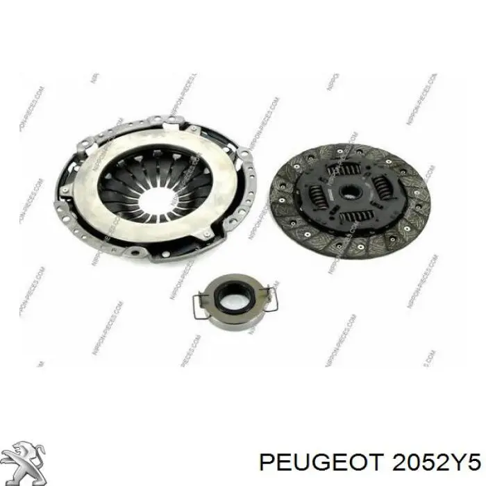 Kit de embrague (3 partes) 2052Y5 Peugeot/Citroen