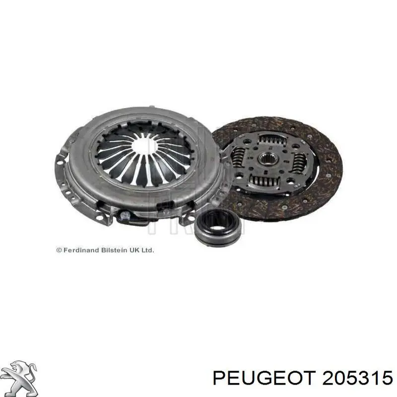 205315 Peugeot/Citroen kit de embraiagem (3 peças)