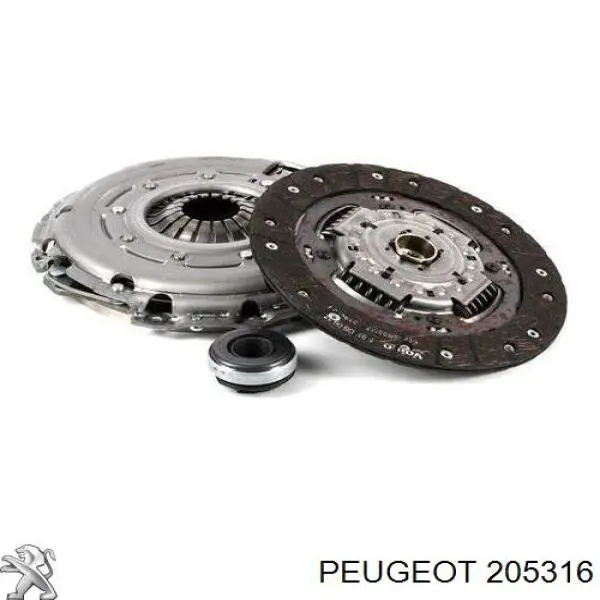 Купить 205316 Peugeot/Citroen Комплект сцепления (диск, корзина, подшипник)