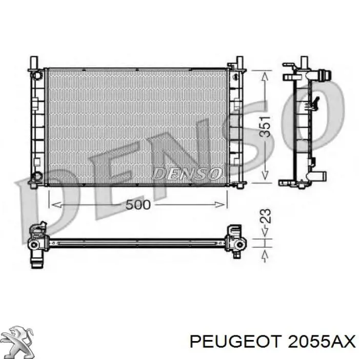 Купить 2055AX Peugeot/Citroen Диск сцепления
